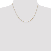 14k .9mm Cable with Lobster Clasp Chain