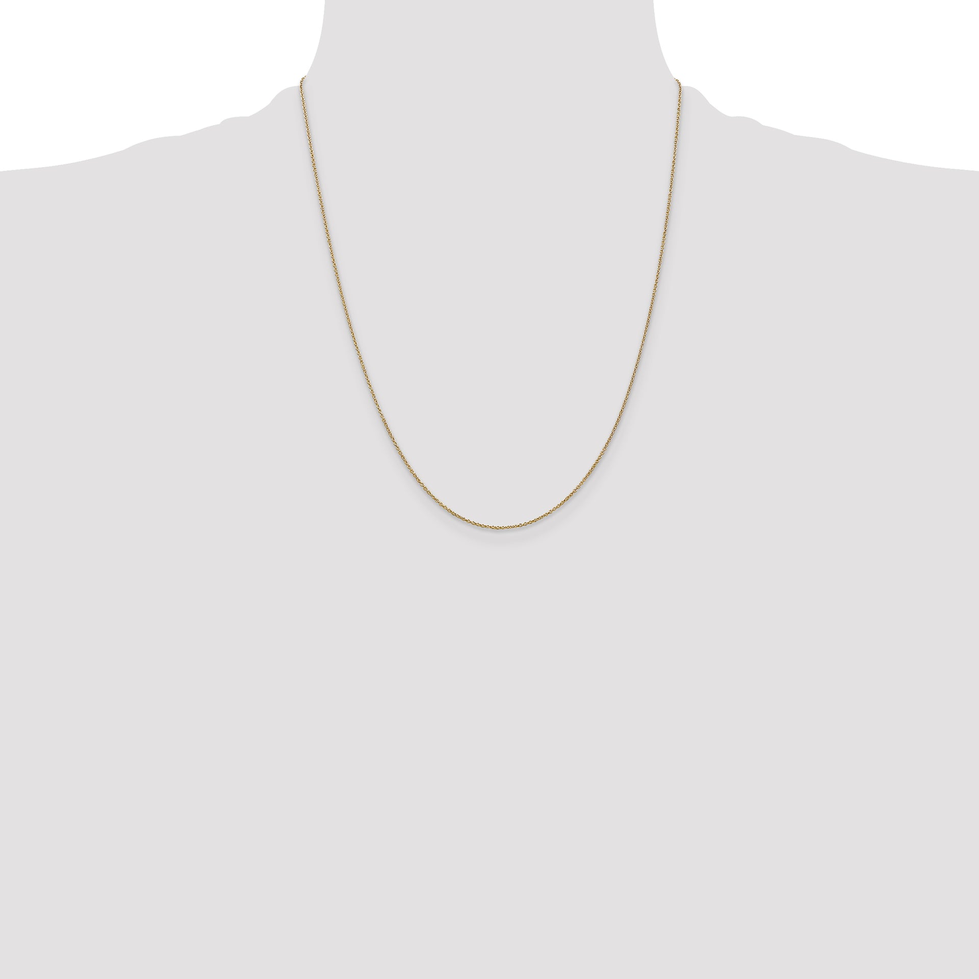 14k .9mm Cable with Lobster Clasp Chain