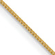 14k .5mm Box with Lobster Clasp Chain