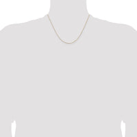 14k .5mm Box with Lobster Clasp Chain