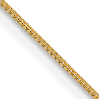 14k .5mm Box with Lobster Clasp Chain