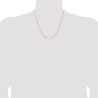 14k .5mm Box with Lobster Clasp Chain