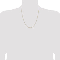 14k .5mm Box with Lobster Clasp Chain