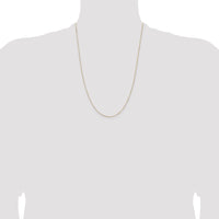 14k .5mm Box with Lobster Clasp Chain