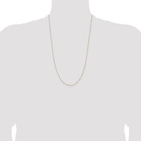 14k .5mm Box with Lobster Clasp Chain
