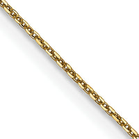 14k .65mm D/C Round Open Link Cable Chain