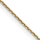 14k .65mm D/C Round Open Link Cable Chain