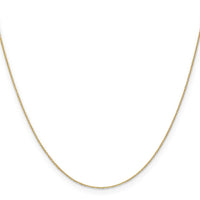 14k .65mm D/C Round Open Link Cable Chain