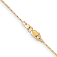 14k .65mm D/C Round Open Link Cable Chain