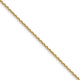 14k 1.4mm D/C Round Open Link Cable Chain (100 inch Spool)
