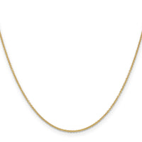 14k 1.2mm Cable Chain