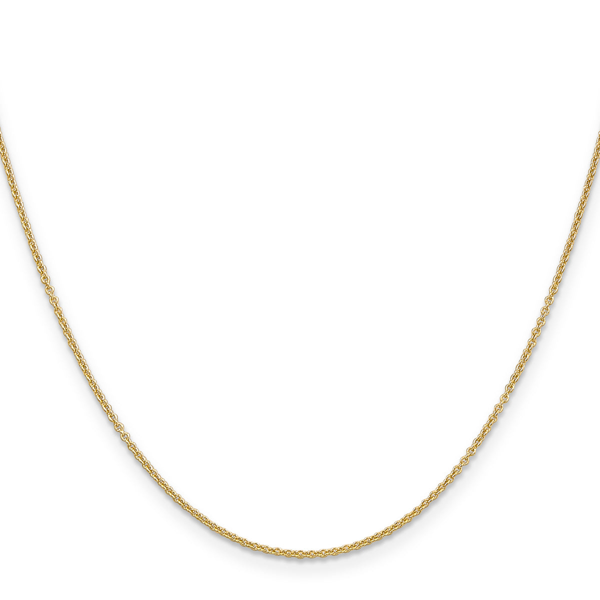 14k 1.2mm Cable Chain
