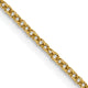 14k 1.4mm Round Open Wide Link Cable Chain