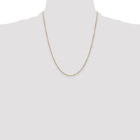 14k 1.4mm Round Open Wide Link Cable Chain