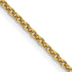 14k 1.6mm Round Open Link Cable Chain