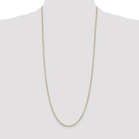 14k 2mm Round Open Link Cable Chain