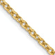 14k 2.4mm Round Open Link Cable Chain