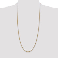 14k 2.4mm Round Open Link Cable Chain