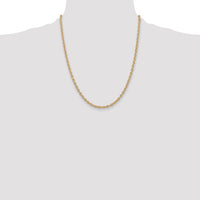 14k 3.2mm Round Open Link Cable Chain