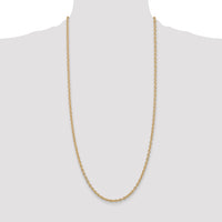 14k 3.2mm Round Open Link Cable Chain