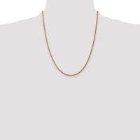 14k 1.05mm Spiga with Spring Ring Clasp Chain
