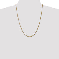14k 1.05mm Spiga with Spring Ring Clasp Chain
