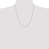 14k White Gold 1mm Parisian Wheat Chain