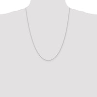 14k White Gold 1mm Parisian Wheat Chain