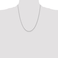 14k White Gold 1.5mm Parisian Wheat Chain