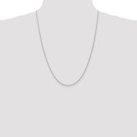 14k White Gold 1.5mm Parisian Wheat Chain