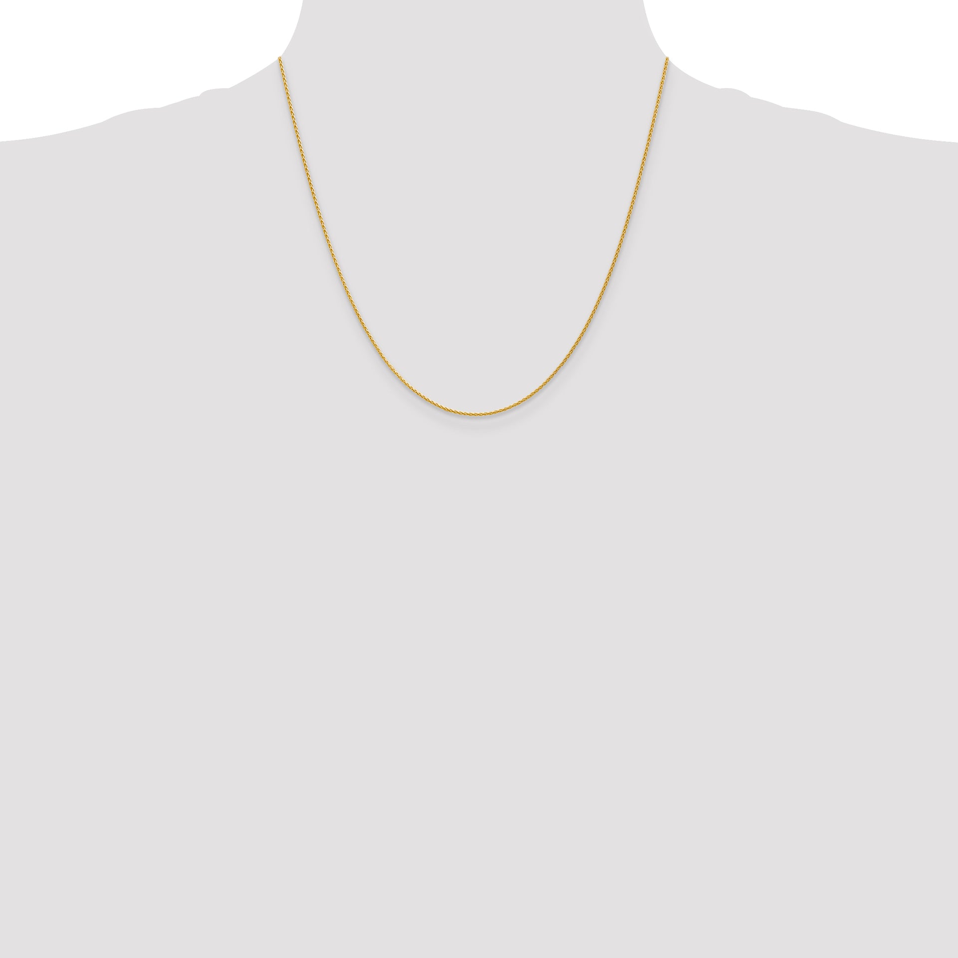 14k 1.2mm Parisian Wheat Chain