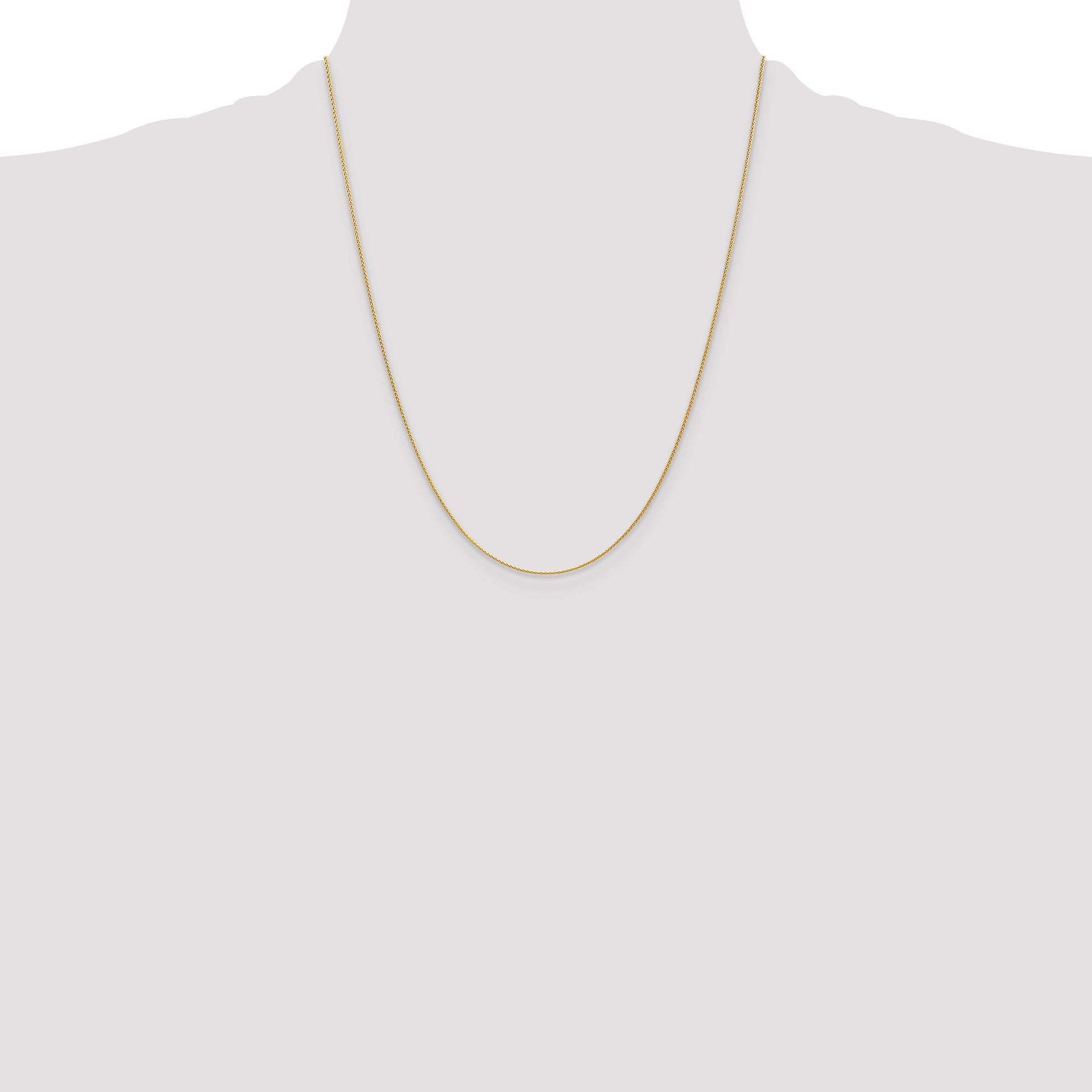 14k 1.2mm Parisian Wheat Chain