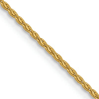 14k 1.2mm Parisian Wheat Chain