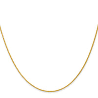 14k 1.2mm Parisian Wheat Chain