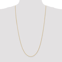 14k 1.2mm Parisian Wheat Chain