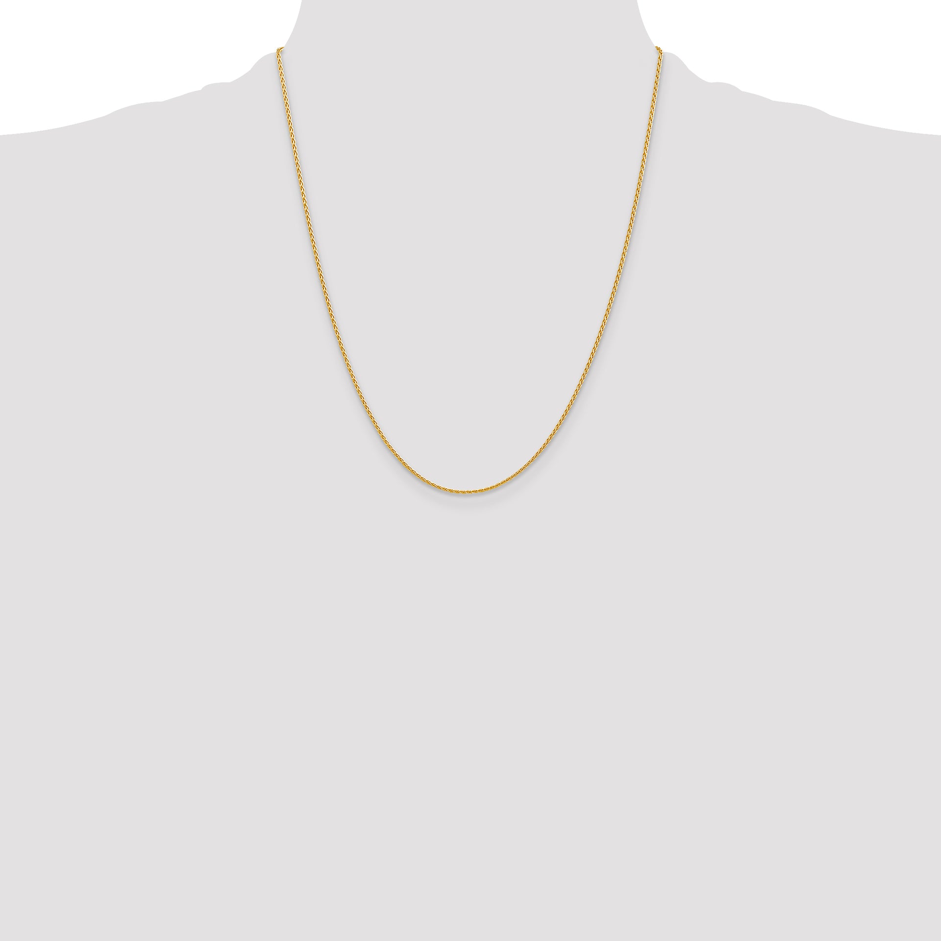 14k 1.5mm Parisian Wheat Chain