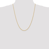14k 1.5mm Parisian Wheat Chain