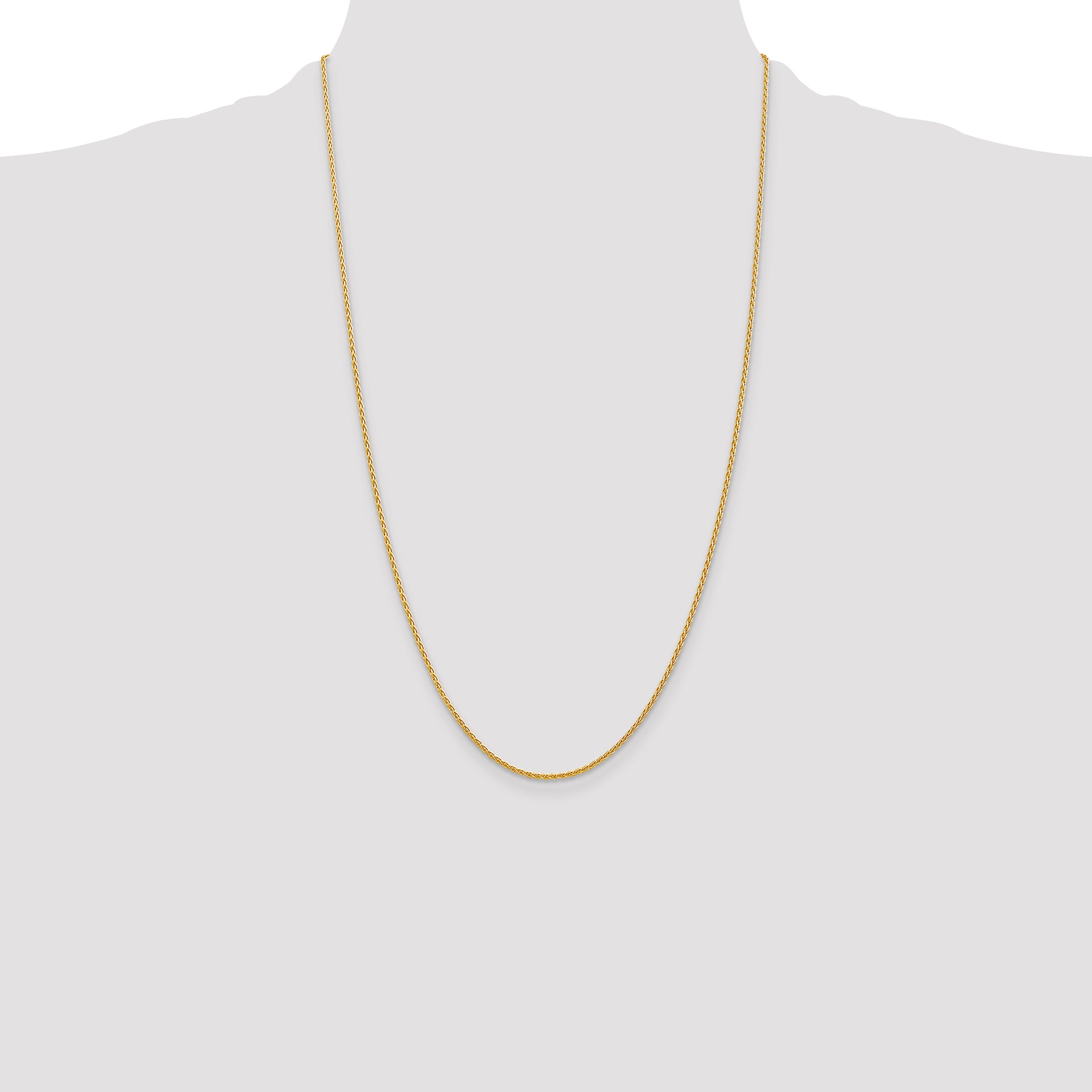 14k 1.5mm Parisian Wheat Chain