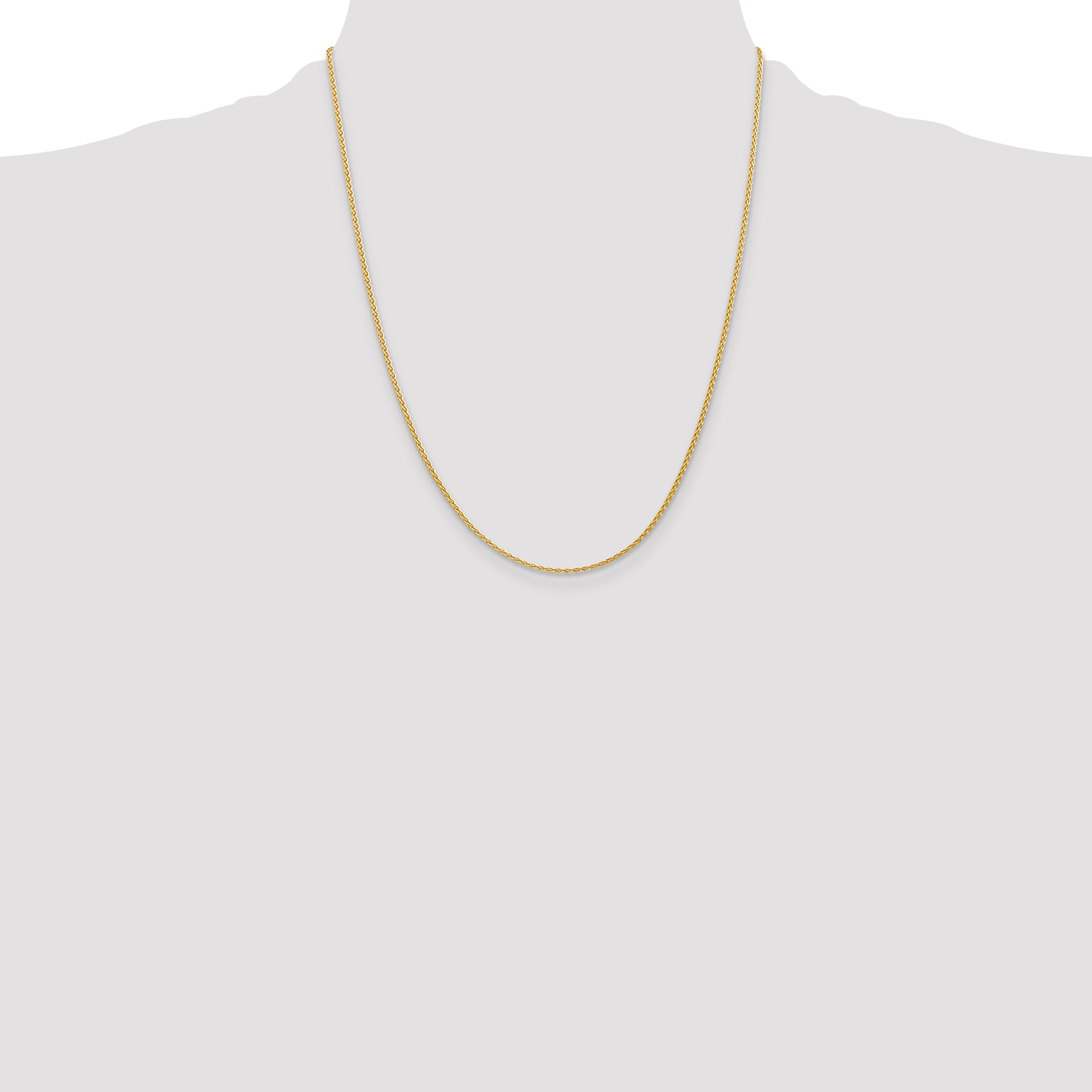 14k 1.75mm Parisian Wheat Chain