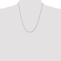 14k White Gold 1.4mm D/C Parisian Wheat Chain