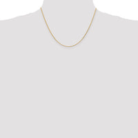 14K 1mm D/C Parisian Wheat Chain