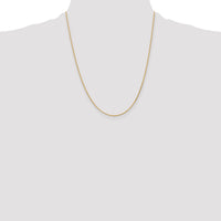 14K 1mm D/C Parisian Wheat Chain