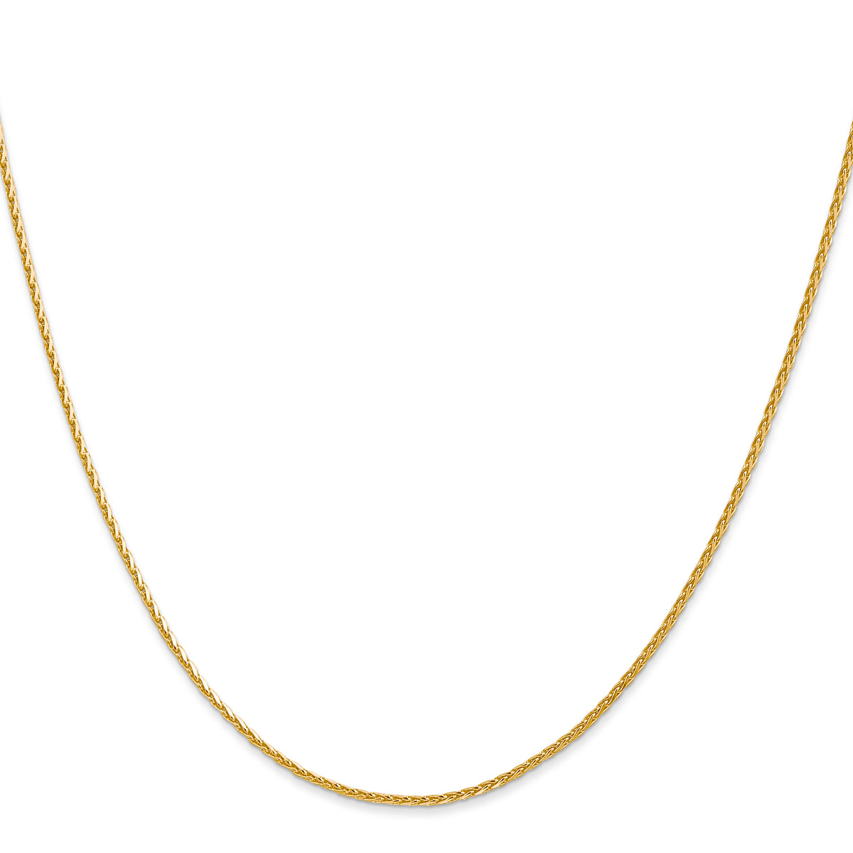 14K 1.4mm D/C Parisian Wheat Chain