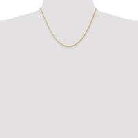 14K 1.4mm D/C Parisian Wheat Chain