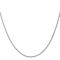 14k White Gold 1.25mm Spiga Chain