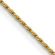 14K 1mm Round Parisian Wheat Chain
