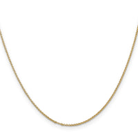 14k 1.15mm Rolo Pendant Chain