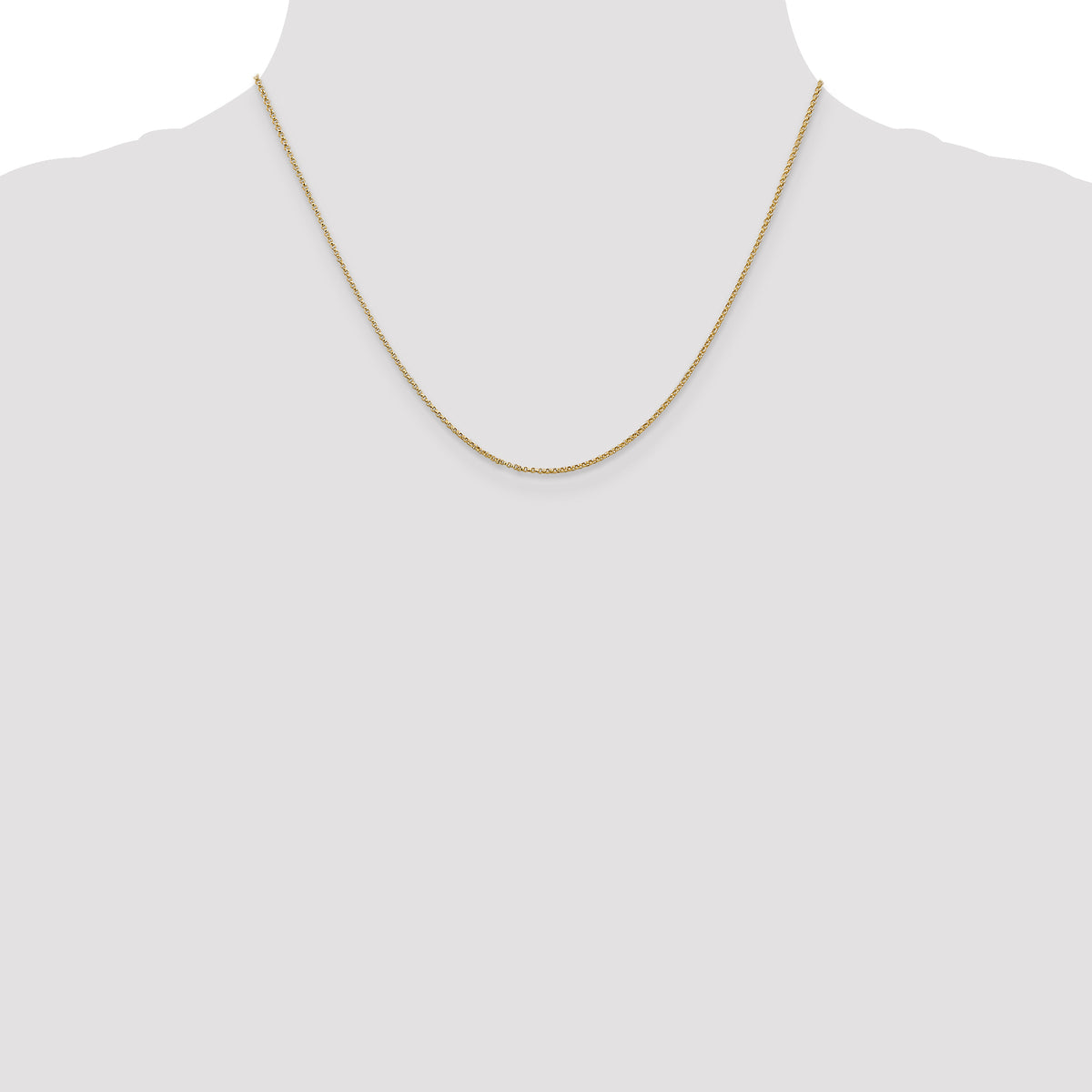 14k 1.15mm Rolo Pendant Chain