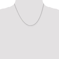 14k White Gold 1.15mm Rolo Pendant Chain