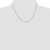 14k White Gold 1.55mm Rolo Pendant Chain